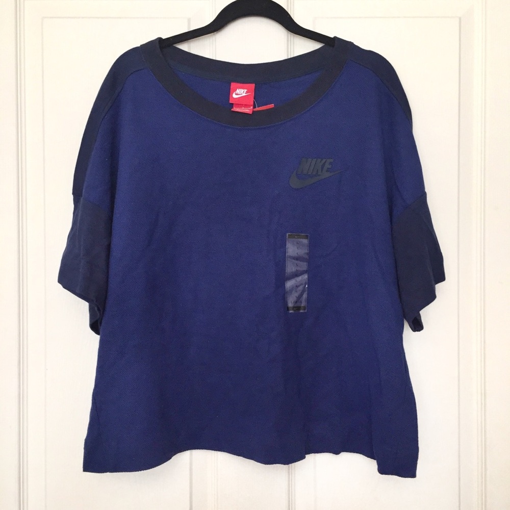 nike rally plus crew neck sport casual shirt - Picture 4 of 8